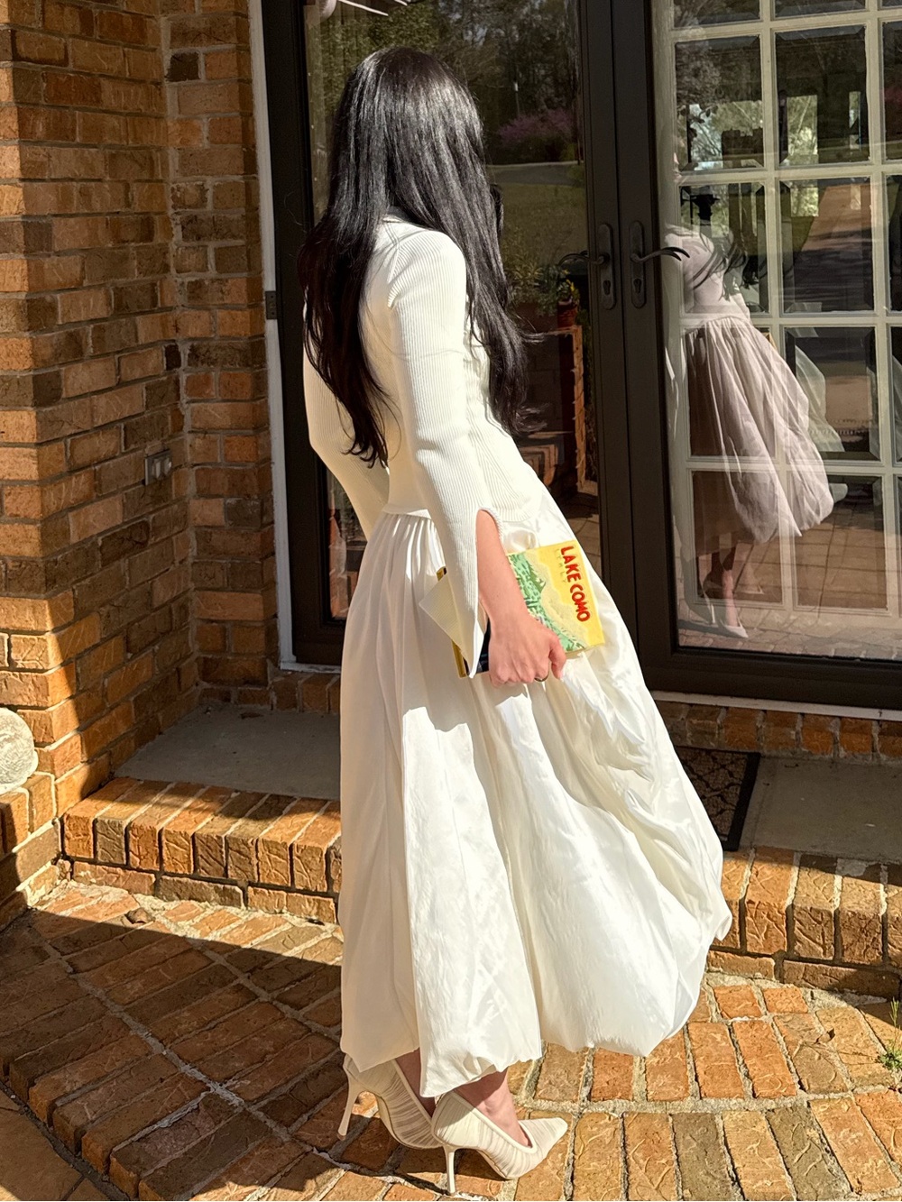 Simkhai Kenlie Ivory Midi Dress - Picture 4 of 6